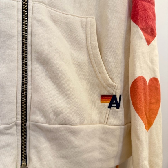 NWOT Aviator Nation heart print SET, Small - Picture 4 of 15